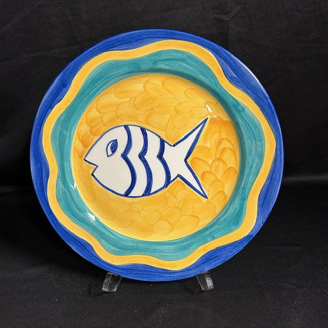 Portuguese "Aquarium" Plate & Bowl