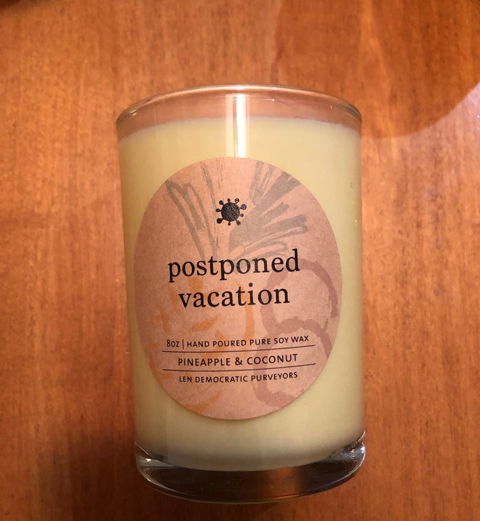 Postponed Vacation - Pineapple and Coconut Soy Candle