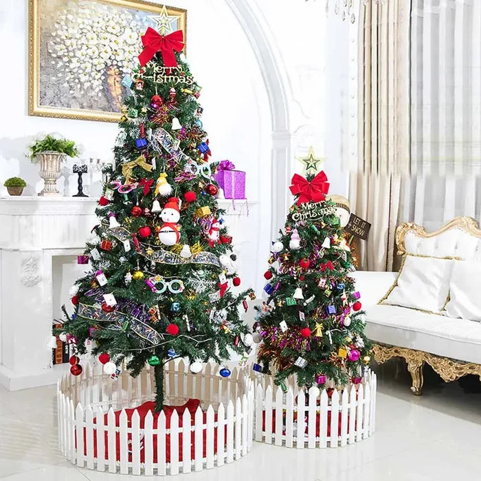 Pre-Lit PVC Christmas Tree with Ornaments 150–210cm artificial Christmas tree with lights