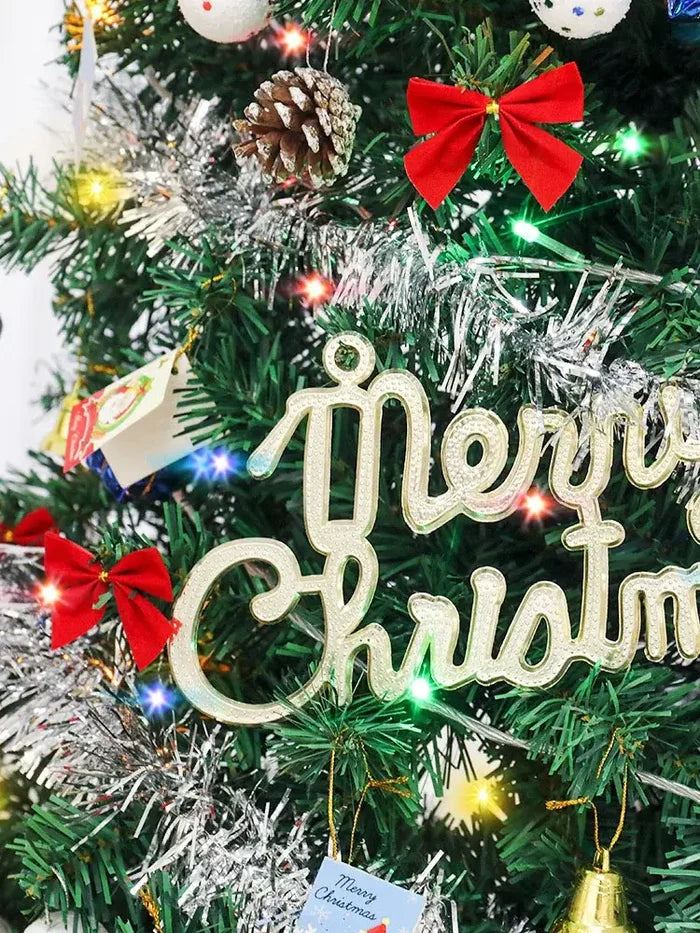 Pre-Lit PVC Christmas Tree with Ornaments 150–210cm festive tree for New Year 2025