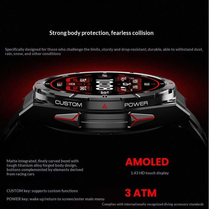 Premium Sports Fitness Tracker Smartwatch Everyday Health Monitoring