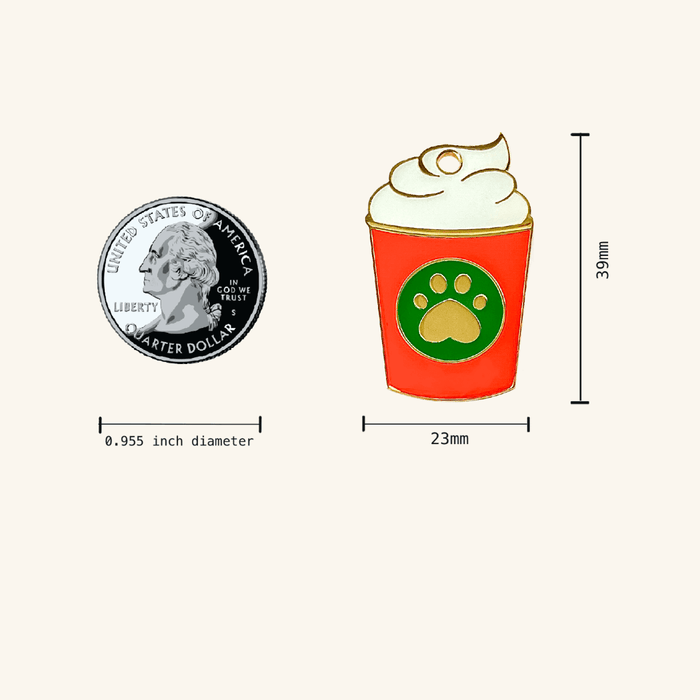 Pup Cup Pet ID Tag - Dog.Dog.Cat.