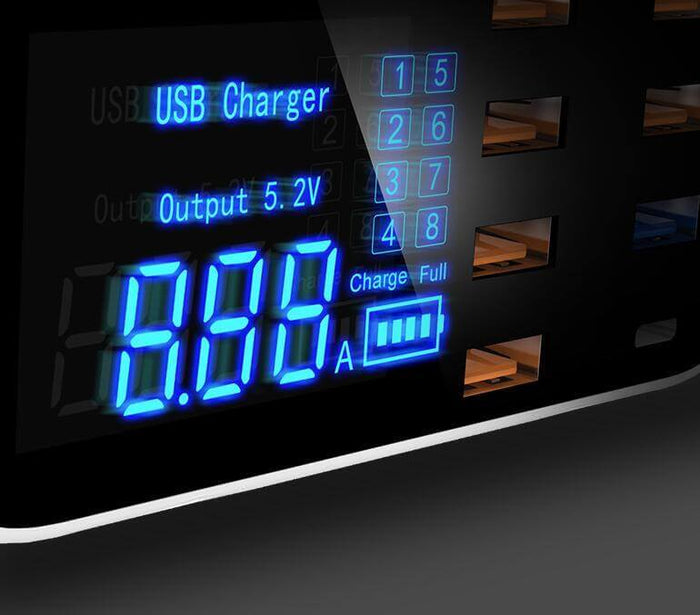 Quick Charge 3.0 Smart USB Charging Station accessory, fast usb charger hub, smart charging dock, quick charge 3.0 multi-port station, universal usb charging hub, desktop fast charger, smart gadget accessory, efficient charging solution