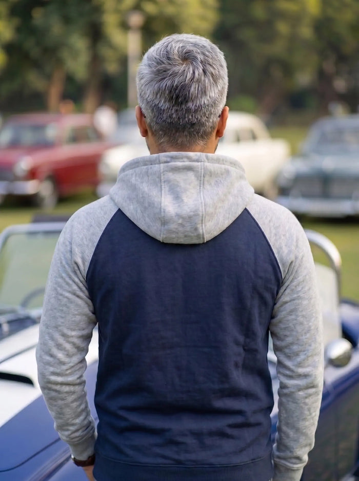 Raglan Sleeve Pullover Hoodie LEON