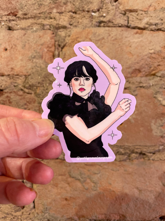 Rave N Dance - Wednesday Adams-  Stickers
