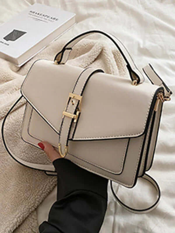 Retro Small Square Shoulder Crossbody Bag for Women side angle