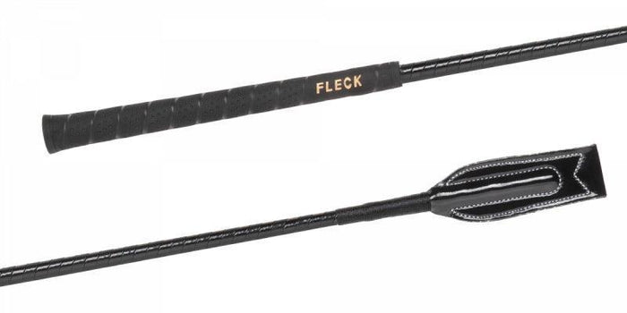 Riding Crop with Patent Synthetic Leather, 55cm/22" - The In Gate