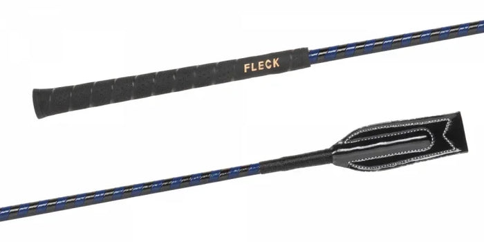 Riding Crop with Patent Synthetic Leather, 55cm/22"