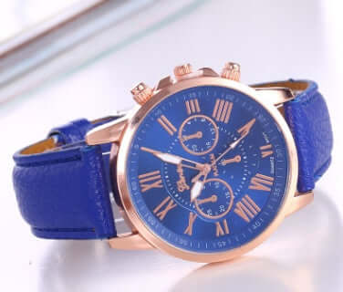 Roman Digital Silicone Belt Watch Luminous Casual silicone strap black.
