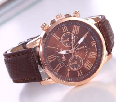 Roman Digital Silicone Belt Watch Luminous Casual alloy case design.