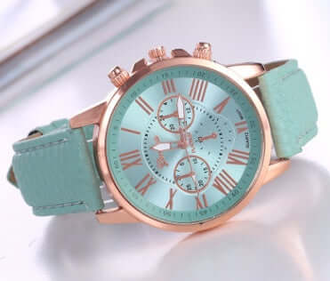 Roman Digital Silicone Belt Watch Luminous Casual general audience style.