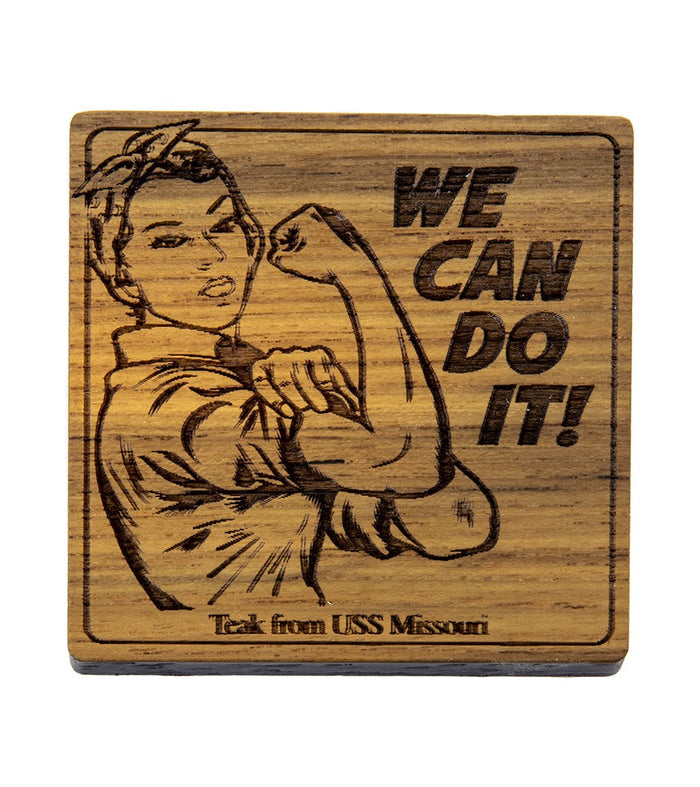 Rosie Teak Coaster