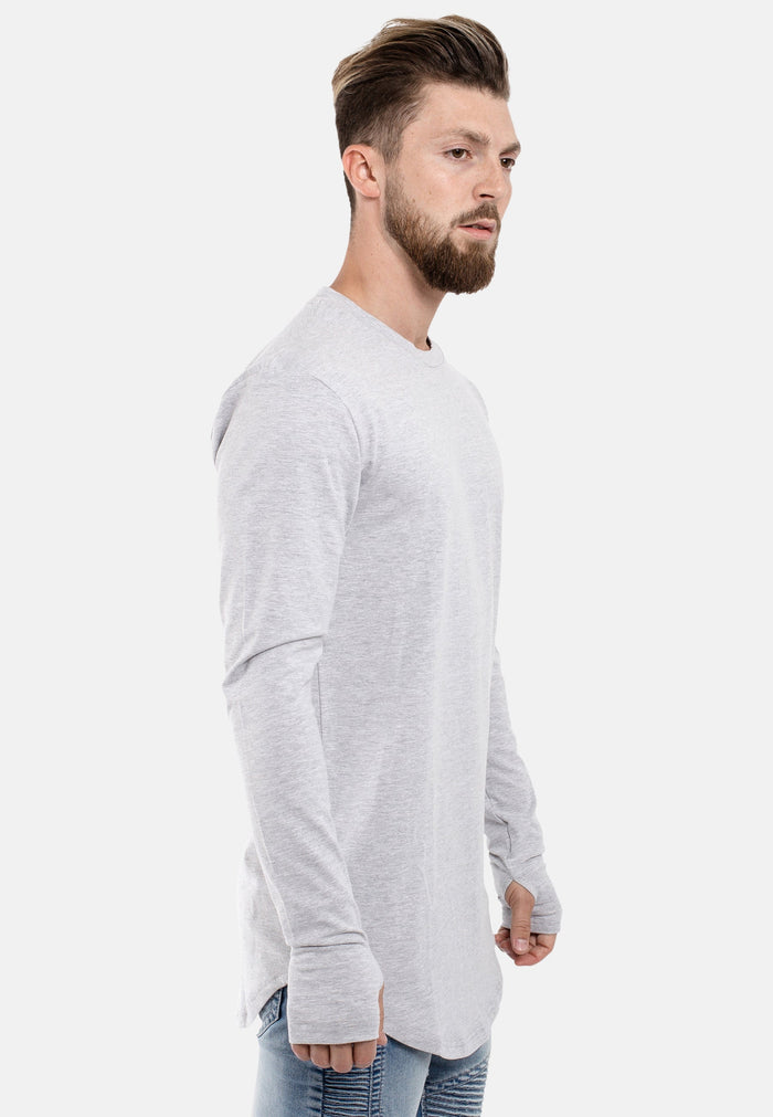 Blackskies-Oversize-Round-Longsleeve-T-Shirt-Ashgrey-Side