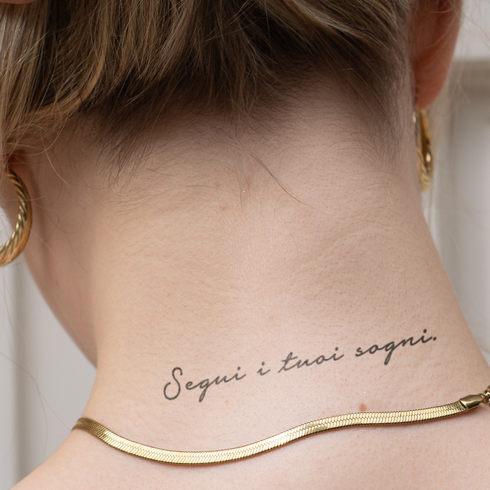 Segui i tuoi sogni. Tattoo ☀️