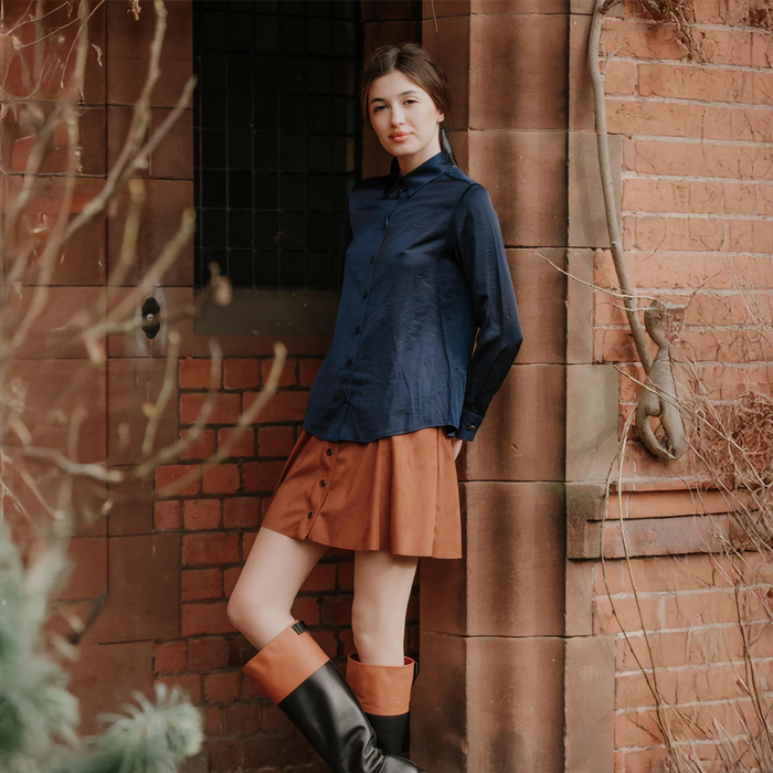 Selsey Navy Blouse