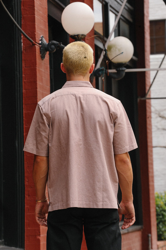 Short Sleeve Workshirt- Blush