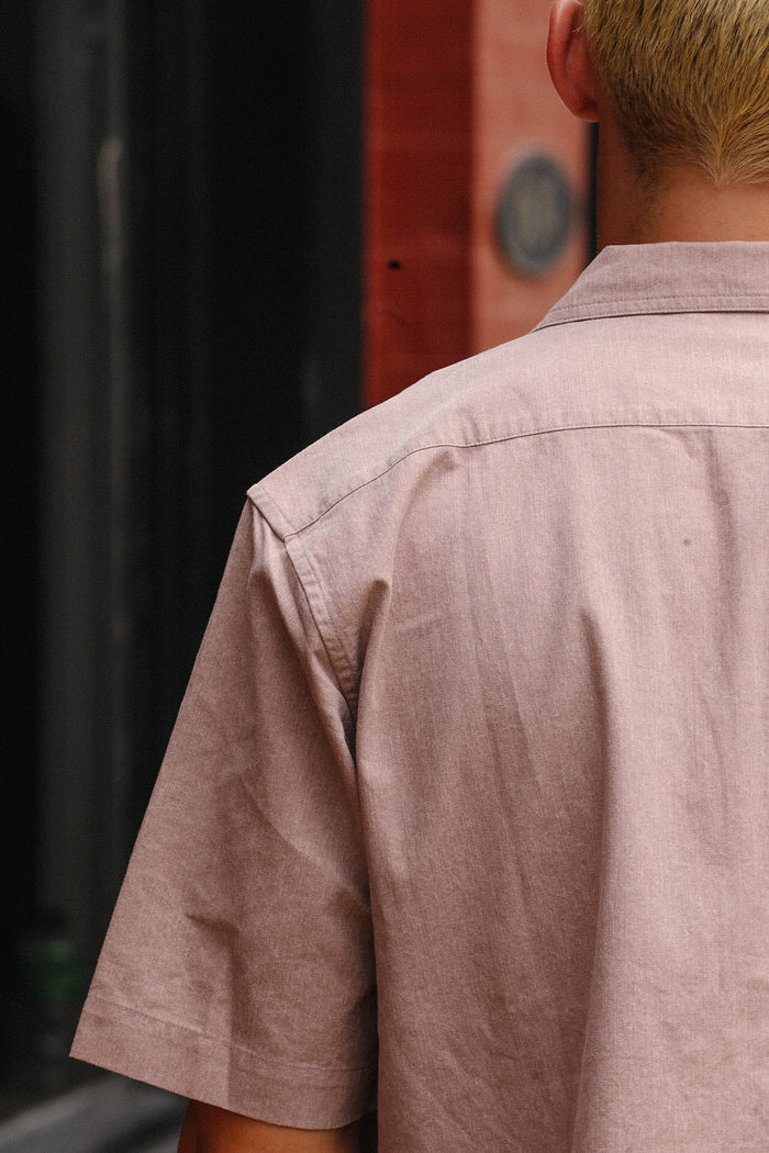 Short Sleeve Workshirt- Blush