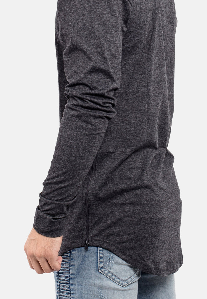 Blackskies-Oversize-Longsleeve-Shirt-Charcoal-Side-Zipper