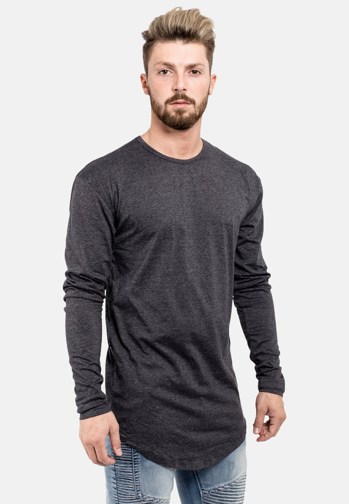 Blackskies-Oversize-Longsleeve-Shirt-Charcoal-Curved-Zipper