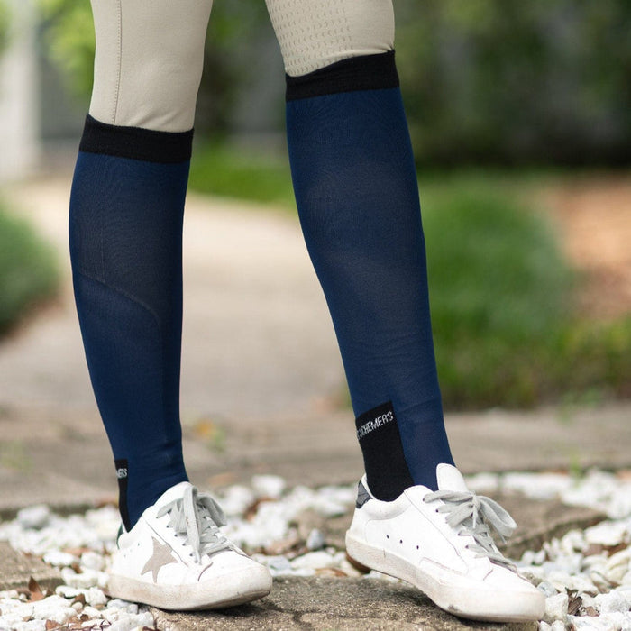 Simple Solid Pair of Socks - Dark Navy