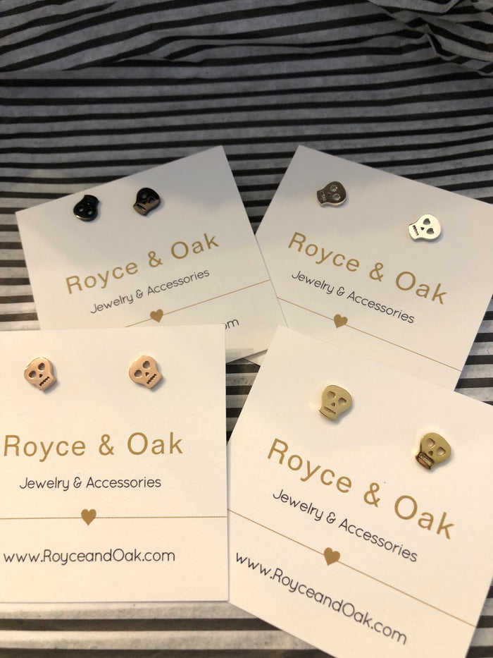 Skull Studs - Royce & Oak