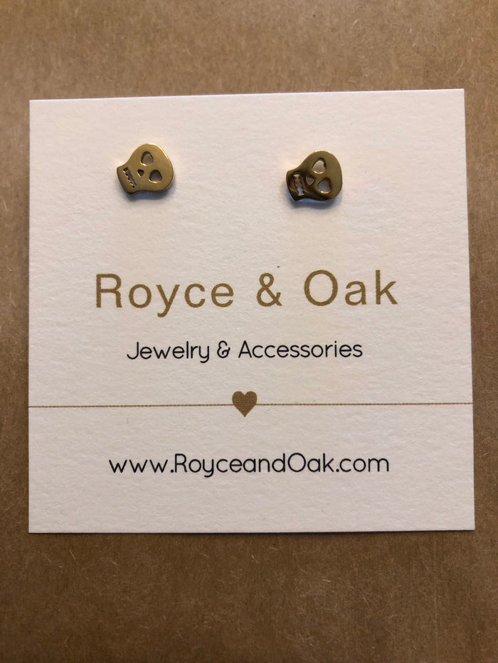 Skull Studs - Royce & Oak