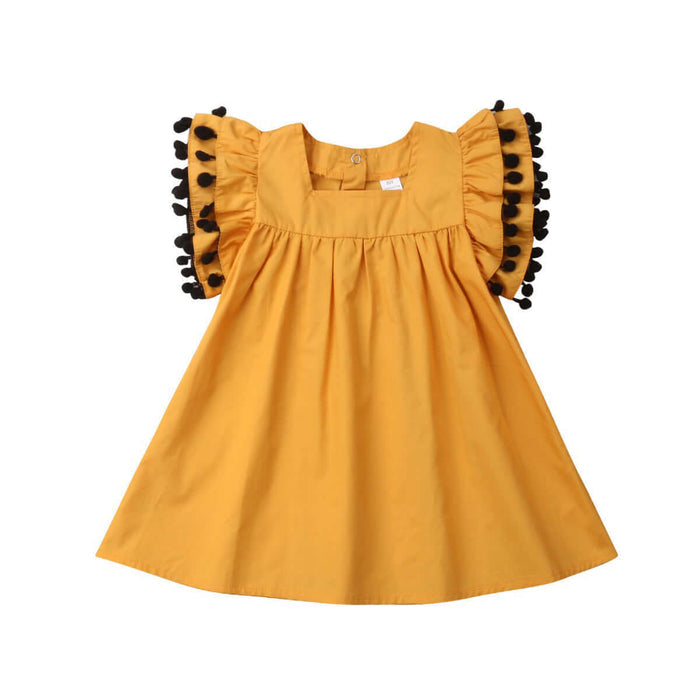 Sleeveless Girls Dress toddler summer outfit.