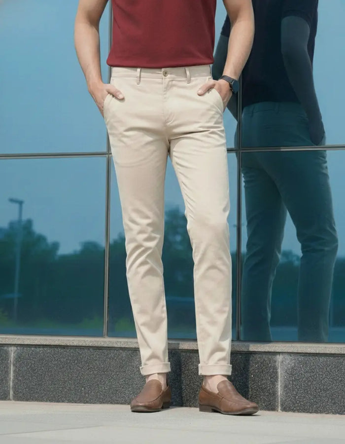 Slim Fit Derby Trousers LEON