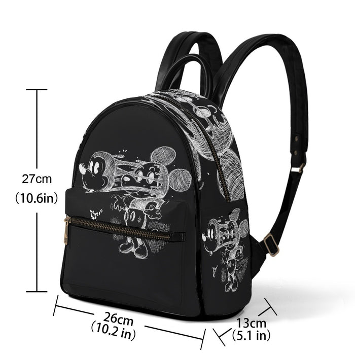 Small Backpack - Mickey Face Off - Black