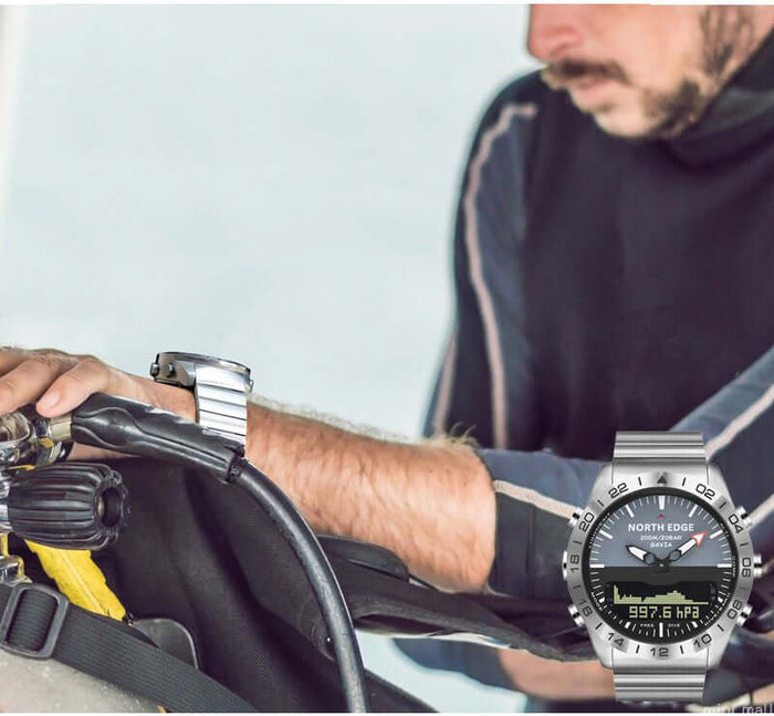 Smart Business Waterproof Stainless Steel Watch stainless strap