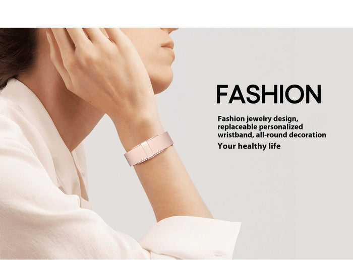 Smart fitness bracelet with heart rate tracking fitness mode