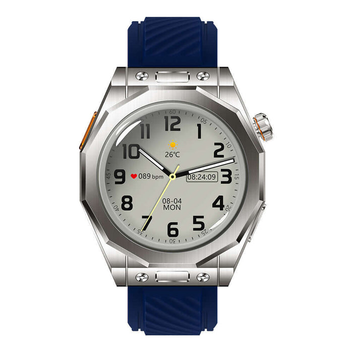 Smart Health Watch With Bluetooth Calling orange red color