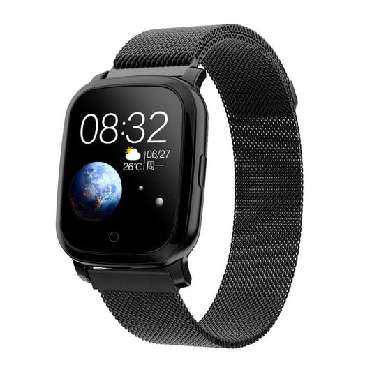 Smart Pedometer Watch Temperature Activity Tracker front view