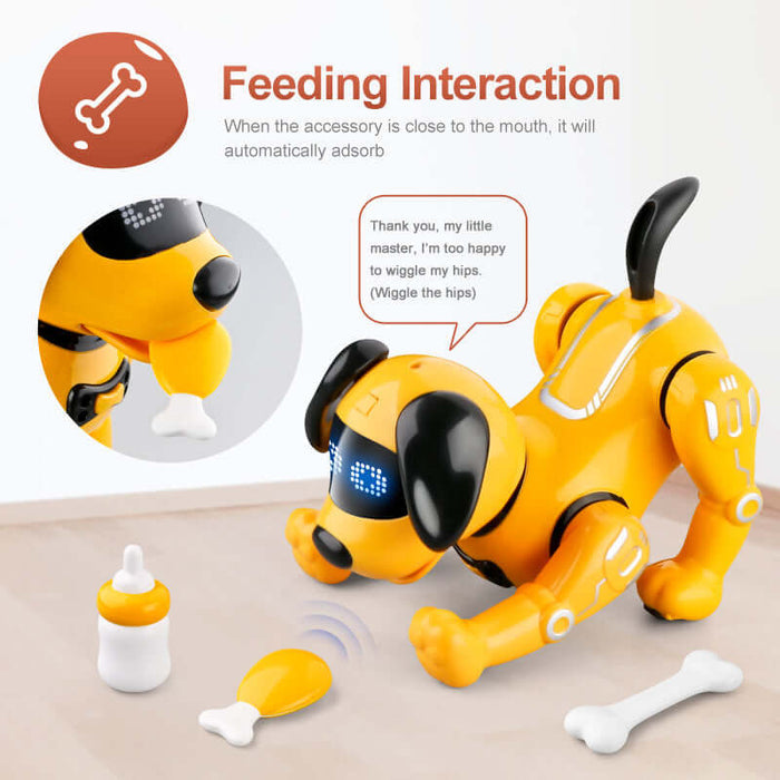 Smart Remote Control Robot Dog singing and dancing.