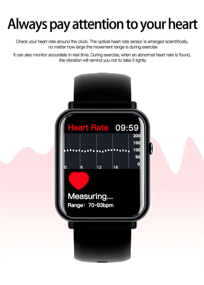 Smart Waterproof Watch Style Meets Performance touchscreen display