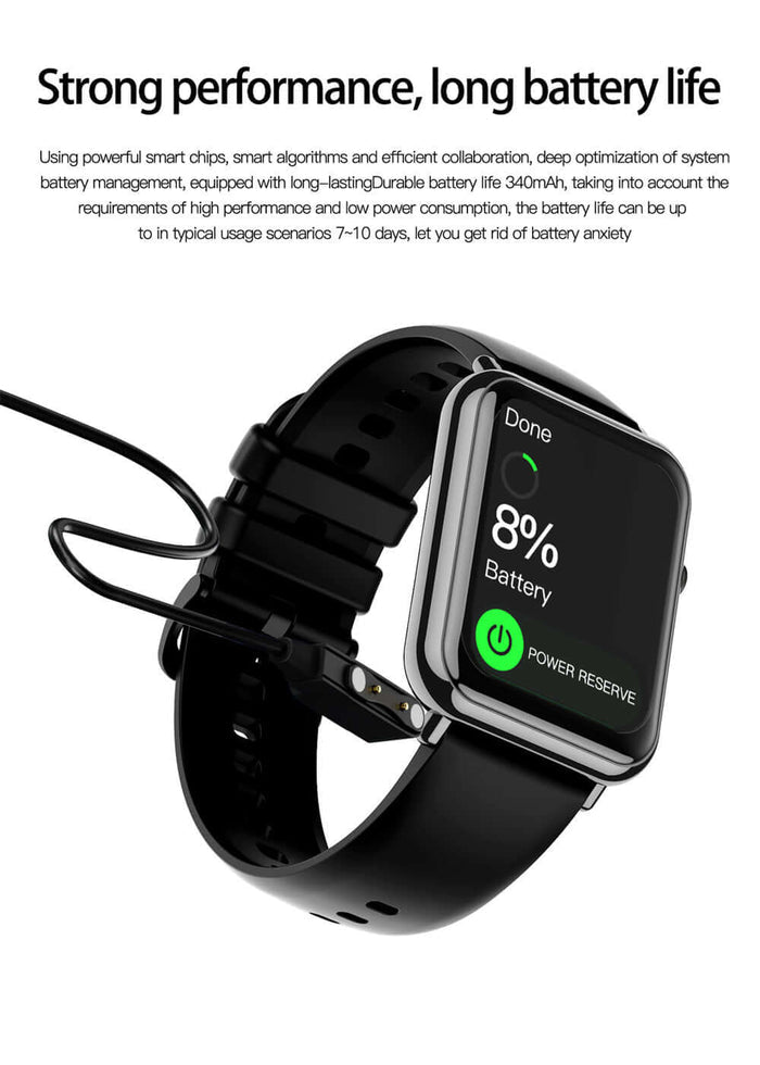 Smart Waterproof Watch Style Meets Performance HD screen clarity