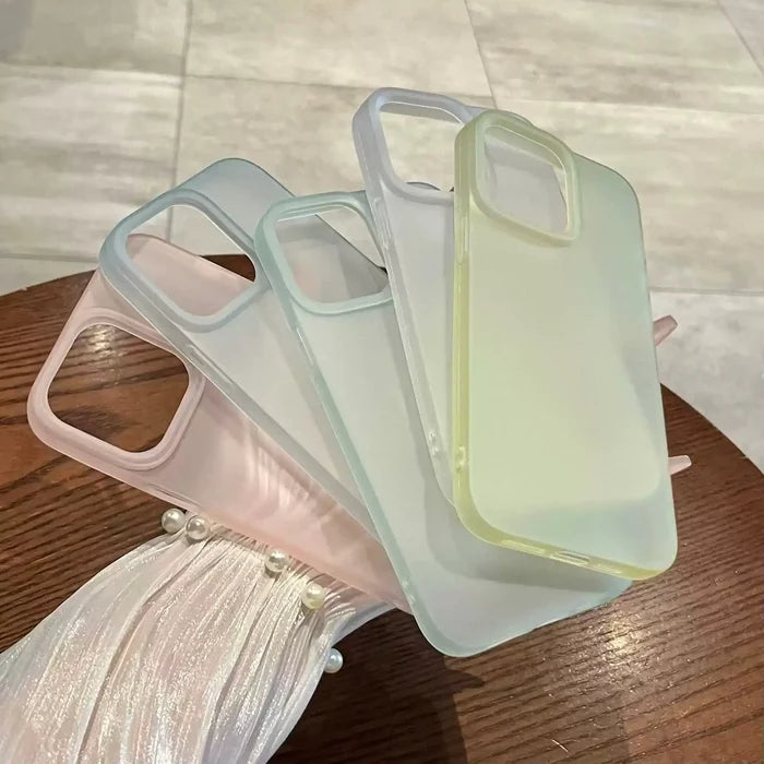 Soft Matte Candy Phone Case for iPhone front view