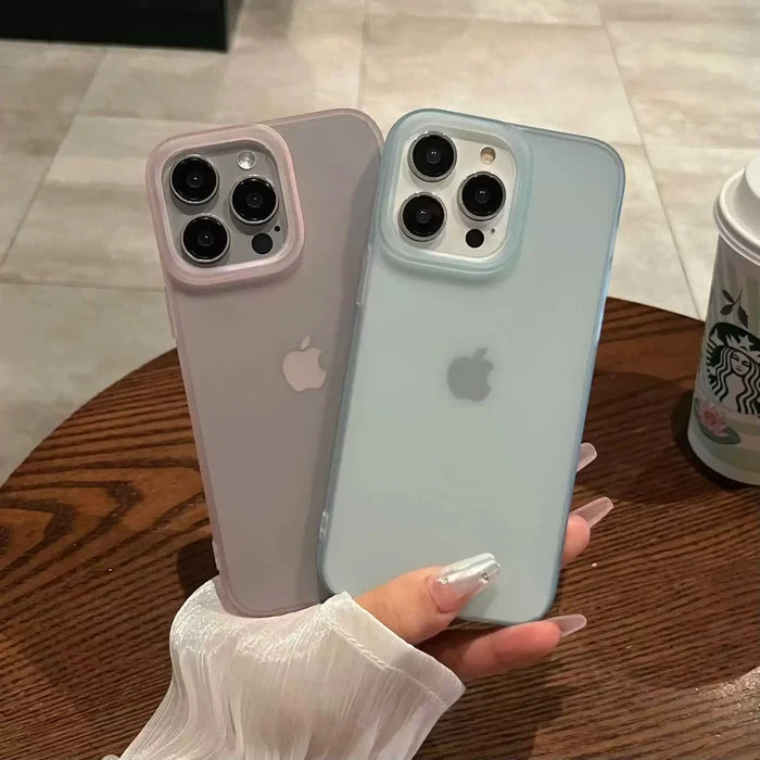 Soft Matte Candy Phone Case for iPhone matte surface texture
