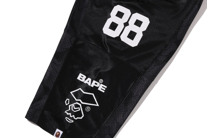 SOLID CAMO MULTI LOGO RELAXED FIT FOOTBALL JERSEY TEE