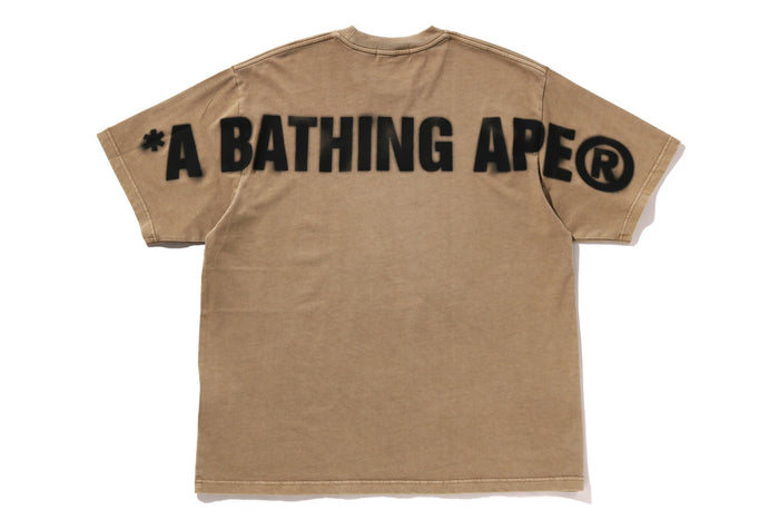 SPRAY APE HEAD GARMENT DYED RELAXED FIT TEE M
