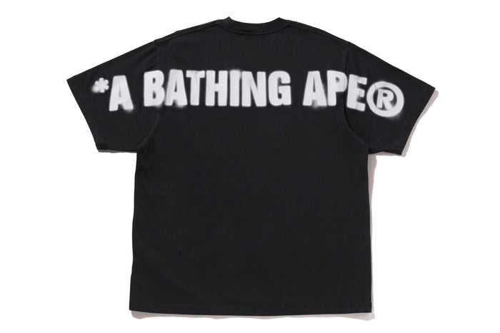 SPRAY APE HEAD GARMENT DYED RELAXED FIT TEE M