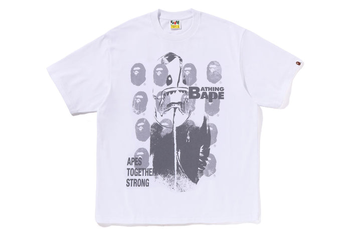 SPRAY PRINT MULTI LOGO RELAXED FIT TEE