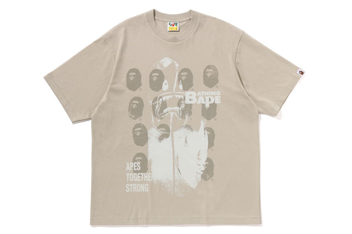 SPRAY PRINT MULTI LOGO RELAXED FIT TEE