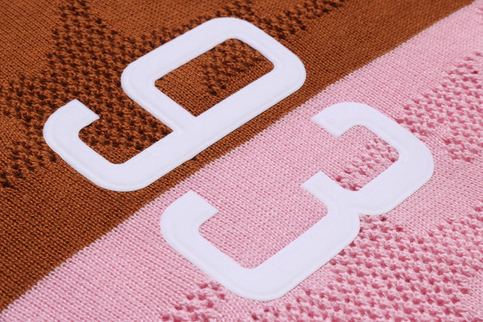 STA STRIPE PATTERN JACQUARD MULTI LOGO RELAXED FIT LS TEE