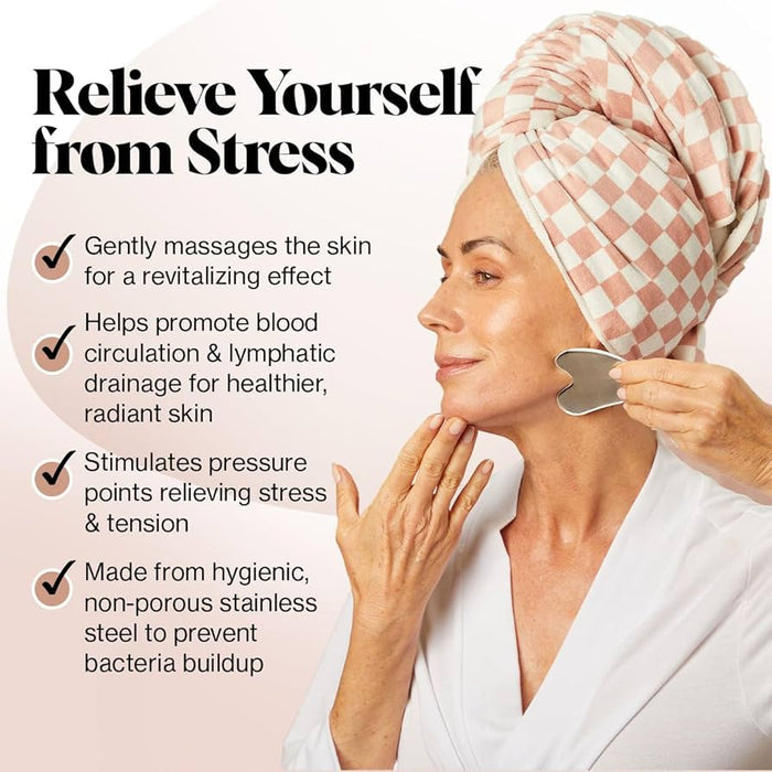 Stainless Steel Gua Sha - Molly + Kate