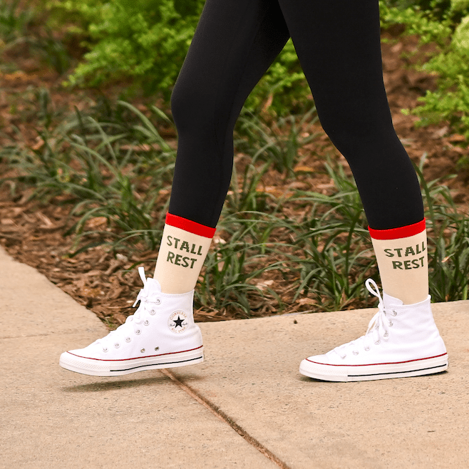 Stall Rest New Crew Socks