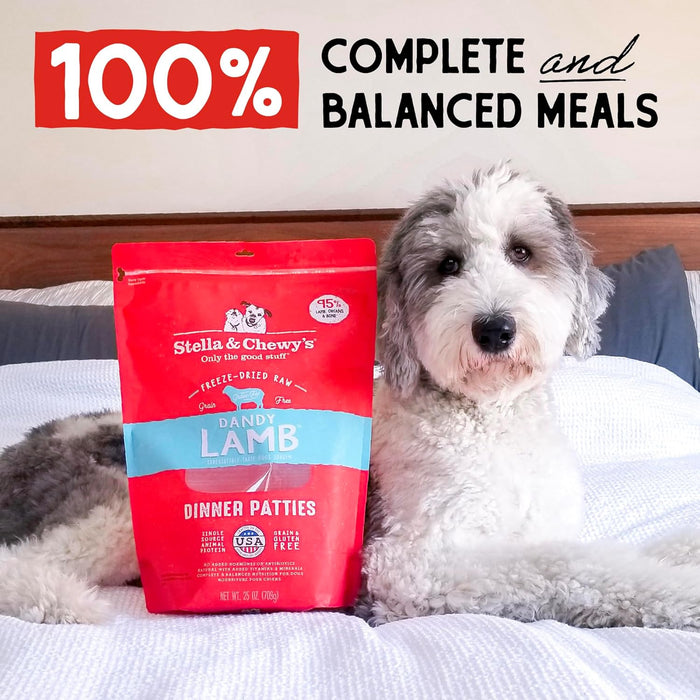 Stella & Chewy Freeze Dried Dog Food - Lamb : 25 oz - Dog.Dog.Cat.