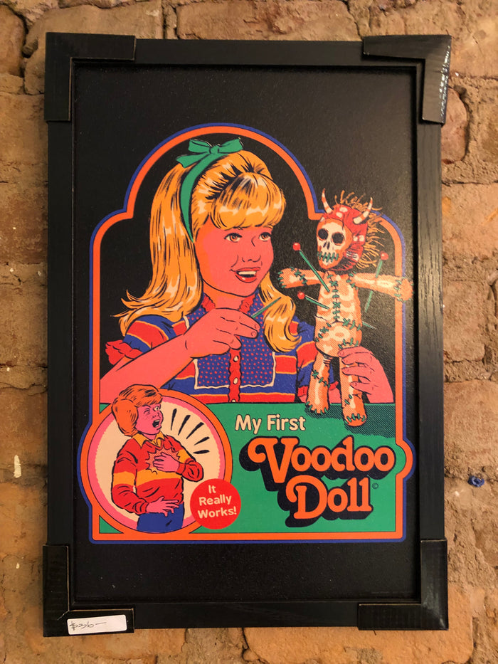 Steven Rhodes- Voodoo Doll- Framed Print