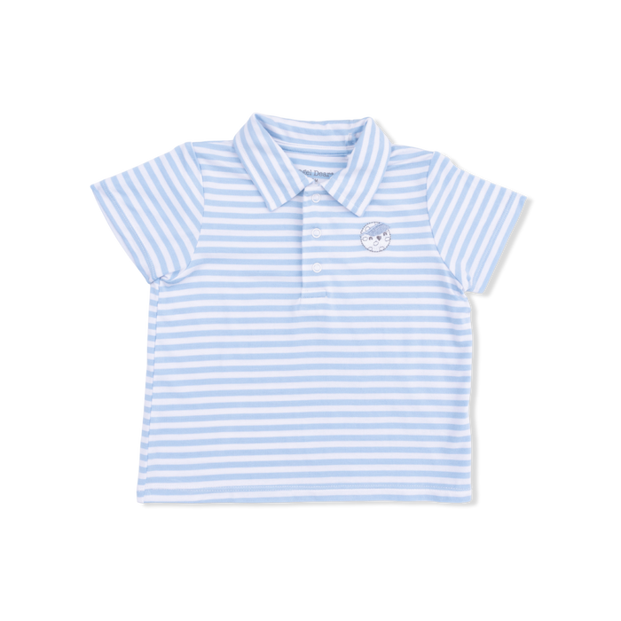 Striped Golf - Polo with Casual Short