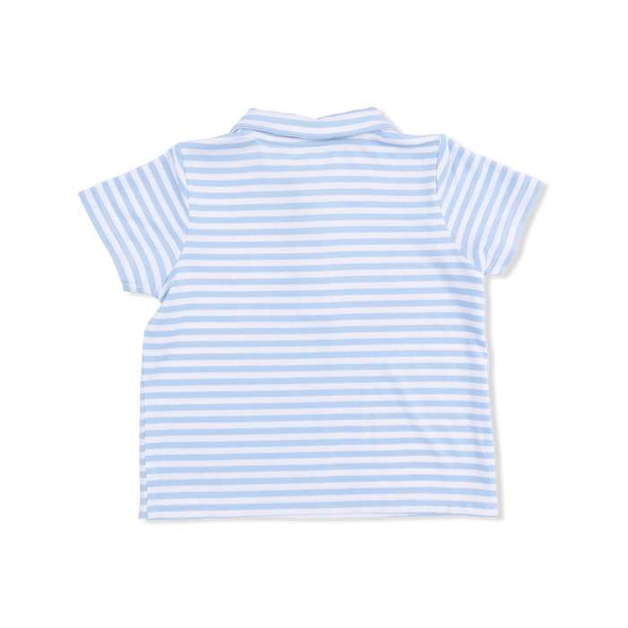 Striped Golf - Polo with Casual Short